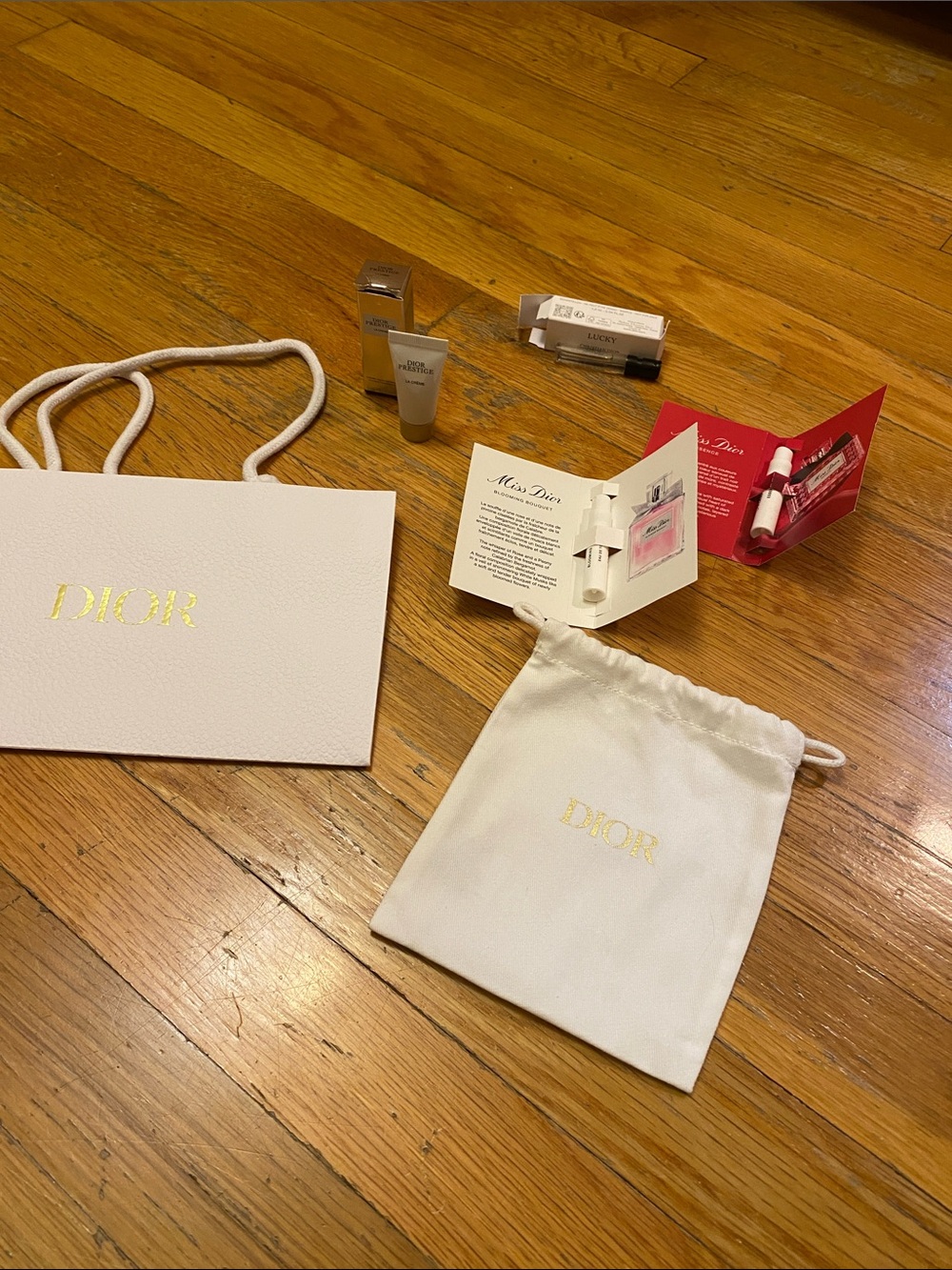 NEW DIOR Samples Pouch and Mini Shopper